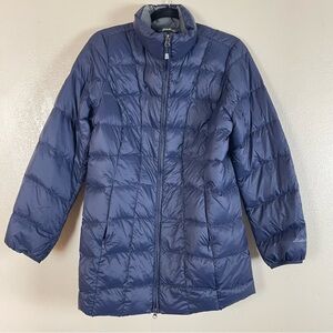 Eddie Bauer Women's Navy down Puffer Jacket